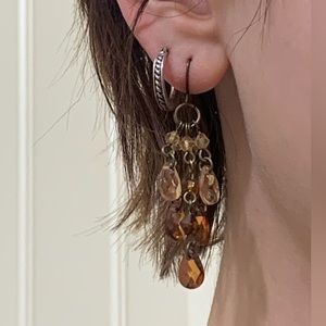 Beaded chandelier earrings